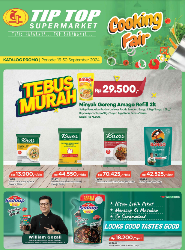 Promo Cooking Fair Supermarket TipTop Minggu ini